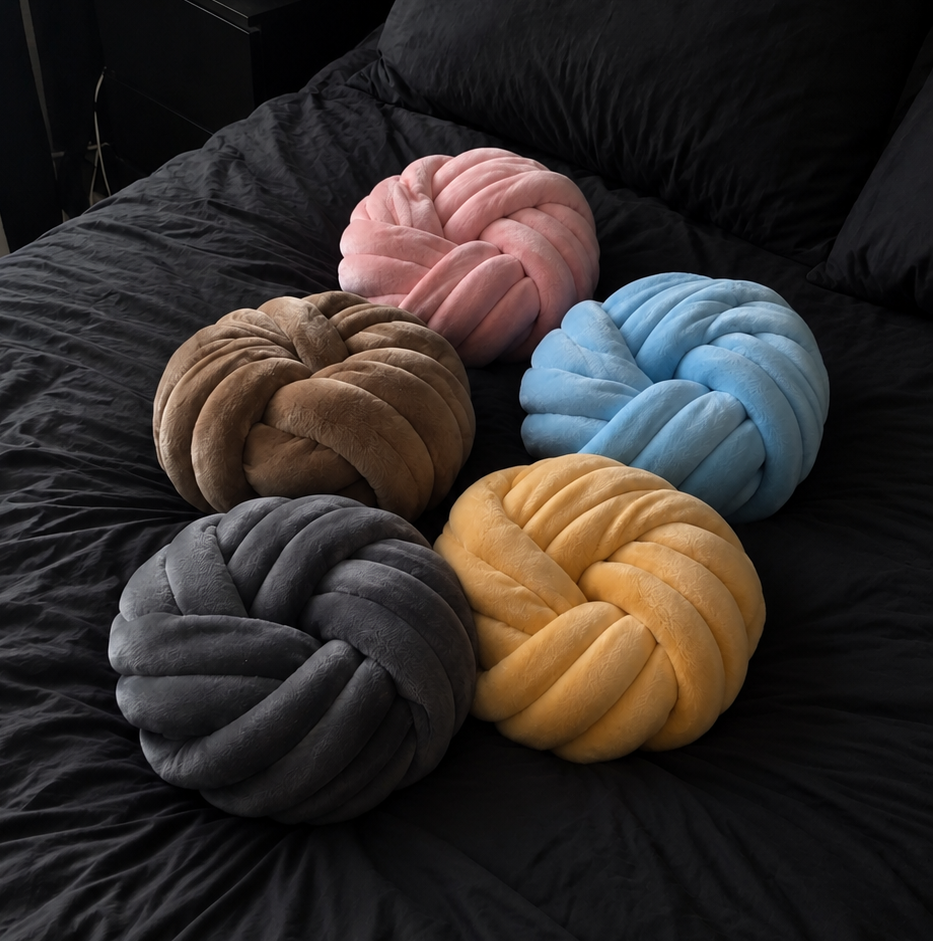 Knot Ball Pillows