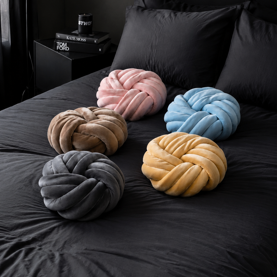 Knot Ball Pillows