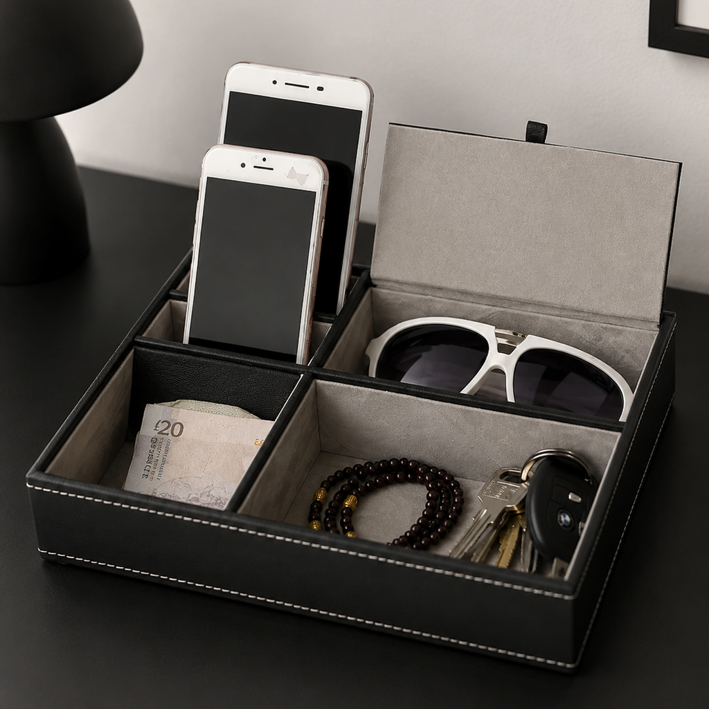 Leather Valet Tray