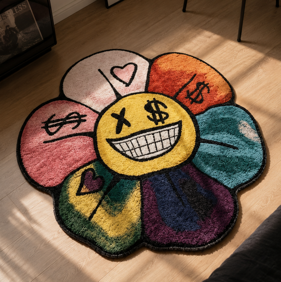 Smiling Flower Rug