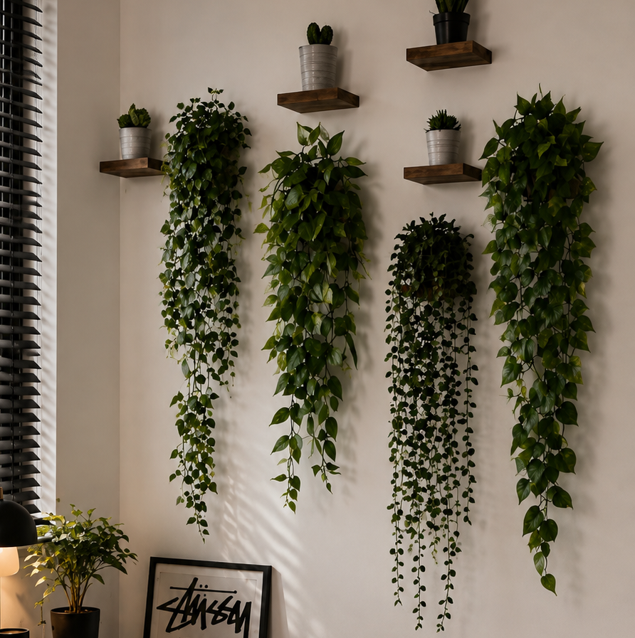 4 Pack Fake Plants