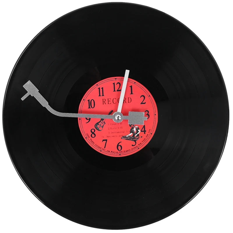 Retro Vinyl Clock